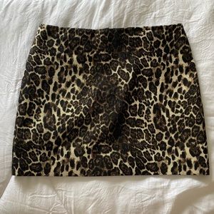 Alice & Olivia Elana Cheetah / Leopard Skirt